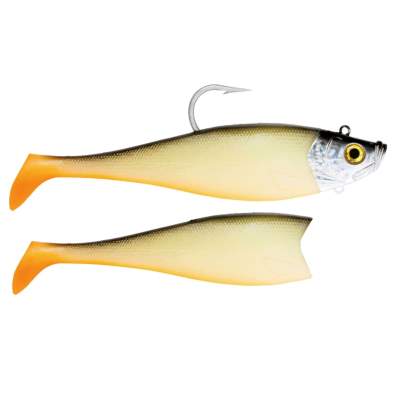 Storm Wildeye Giant Jigging Shad Gummifisch 30cm 510g OBG Orange Belly Glow, - 30cm - Orange Belly Glow - 510g - 1+1Stück