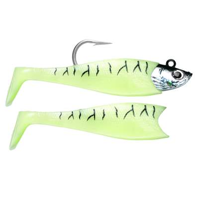 Storm Wildeye Giant Jigging Shad Gummifisch 30cm 510g GT Glow Tiger, - 30cm - Glow Tiger - 510g - 1+1Stück