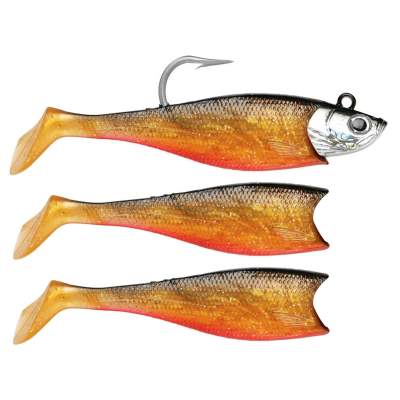 Storm Wildeye Giant Jigging Shad Gummifisch 15cm 135g RCW Red Crawdad, - 18cm - Red Crawdad - 135g - 2+1Stück