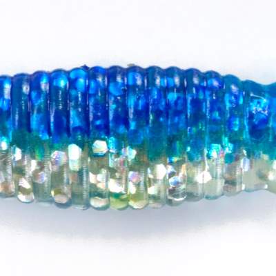 Angel Domäne KX Minnow Shad, 5,5cm, blau-silber-glitter, - 5,5cm - blau-silber-glitter - 1Stück