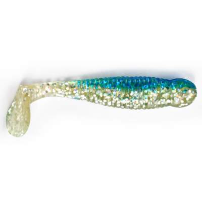 Angel Domäne PX Minnow Shad, 8,0cm, blau silber glitter 8er Pack, 8cm - blau sliber glitter - 8Stück