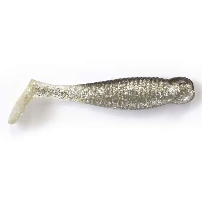 Angel Domäne PX Minnow Shad, 8,0cm, schwarz silber glitter