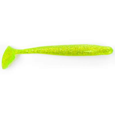 Angel Domäne Perfect Shad, 10,0cm, Chartreuse Glitter, 10cm - Chartreuse Glitter - 1Stück