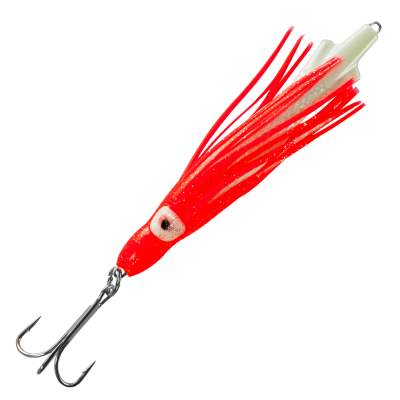 Team Deep Sea Octopus Pilker 125g - Hot Fluo/Rot - 1 Stück