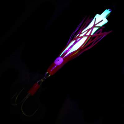 Team Deep Sea Octopus Pilker Pilker 125g - Hot Fluo/Rot - 1 Stück