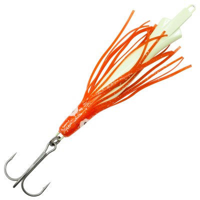 Team Deep Sea Octopus Pilker 400g - Hot Fluo/Rot - 1 Stück