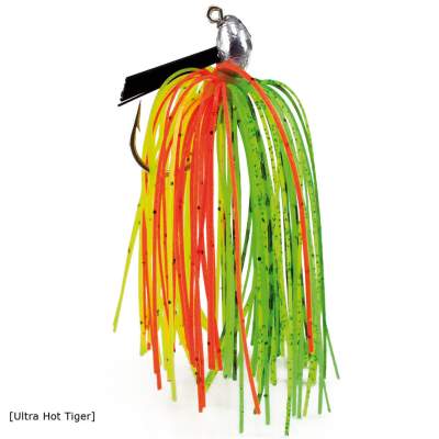 Senshu Tommahawg Pro Rubber Jig, 1/4oz UHT Custom Colour Ultra Hot Tiger - 7g - Gr.1/0 - 1Stück