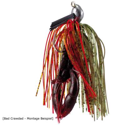 Senshu Tommahawg Pro Rubber Jig, 1/4oz CD Custom Colour Bad Crawdad - 7g - Gr.1/0 - 1Stück