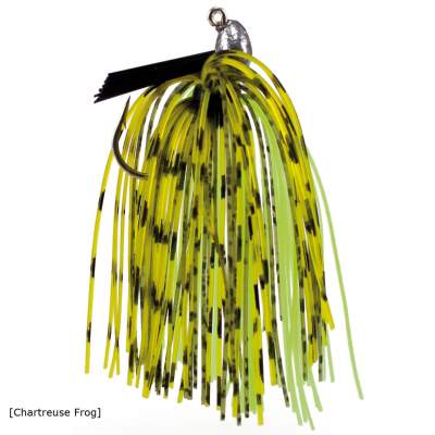 Senshu Tommahawg Pro Rubber Jig, 1/4oz CHF, - Custom Colour Chartreuse Frog - 7g - Gr.1/0 - 1Stück