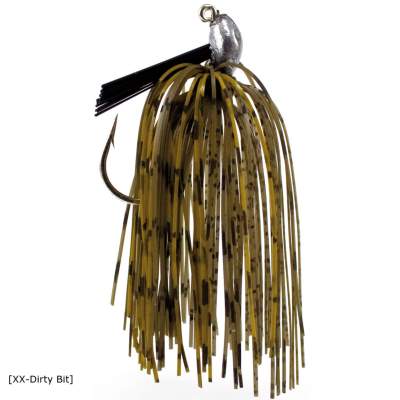 Senshu Tommahawg Pro Rubber Jig, 1/4oz XDB Custom Colour XX-Dirty Bit - 7g - Gr.3/0 - 1Stück