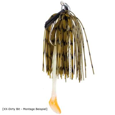 Senshu Tommahawg Pro Rubber Jig, 1/4oz XDB Custom Colour XX-Dirty Bit - 7g - Gr.3/0 - 1Stück