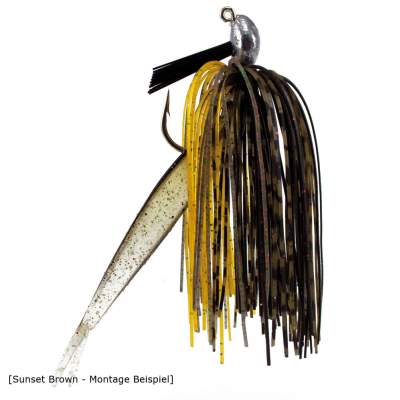 Senshu Tommahawg Pro Rubber Jig, 1/4oz SSB Custom Colour Sunset Brown - 7g - Gr.3/0 - 1Stück