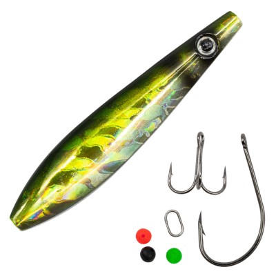 Team Deep Sea CoastStar Inline S1 - Inlineblinker Green Herring - 7,5cm - 18g - 1 Stück