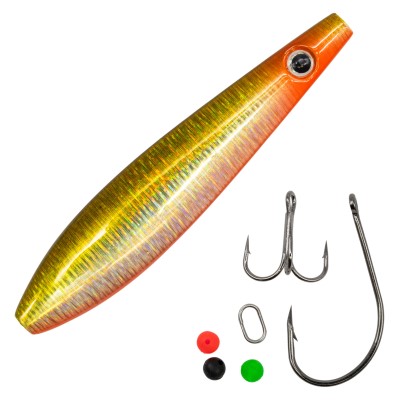 Team Deep Sea CoastStar Inline S1 - Meerforellenblinker Gold Flash - 7,5cm - 18g - 1 Stück