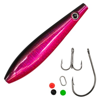 Team Deep Sea CoastStar Inline S1 - Meerforellenblinker Black Candy - 7,5cm - 18g - 1 Stück