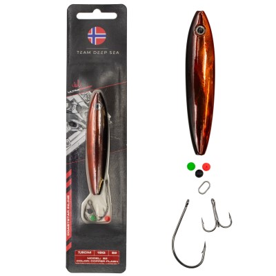 Team Deep Sea CoastStar Inline S2 - Meerforellenblinker 18g - Copper Flash