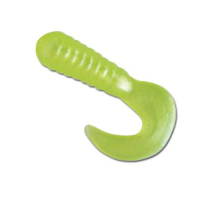 Roy Fishers Adrenalin Mini Twister 25 CH 2,5cm - chartreuse - 50Stück