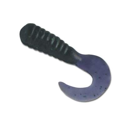 Roy Fishers Adrenalin Mini Twister 25 SG 2,5cm - schwarz glitter - 50Stück
