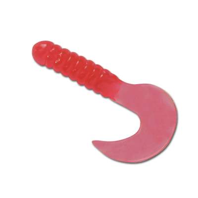 Roy Fishers Adrenalin Medium Twister 5 JR 5cm - japanrot - 25Stück
