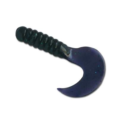 Roy Fishers Adrenalin Medium Twister 5 SG 5cm - schwarz glitter - 25Stück