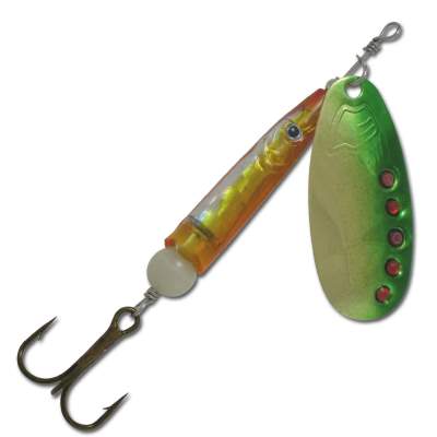Roy Fishers Spinner Troutus 3G/G gelb/grün - 8,5g - Gr.3 - 1Stück