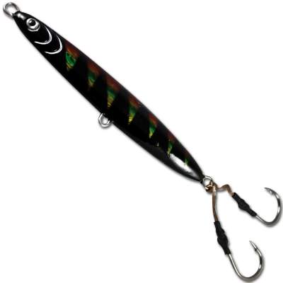 Team Deep Sea Speed Jigger, 2 Haken 150 SO schwarz/orange - 150g - 1Stück