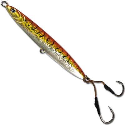 Team Deep Sea Speed Jigger, 2 Haken 200 OSM orange/silber/makrele - 200g - 1Stück