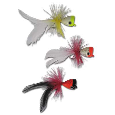 Roy Fishers Trout-Popper-Set 19 - verschiedene - 3Stück
