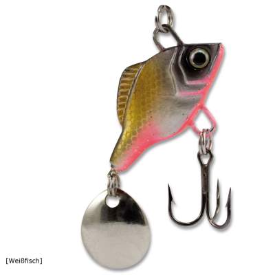 Angel Domäne Rapfenblei mit Spinnerblatt 14g Weißfisch Weißfisch - 14g - 1Stück