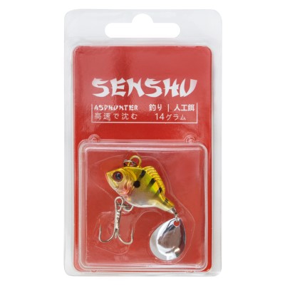 Senshu Rapfenblei V2 mit Spinnerblatt Jig Spinner Barsch - 14g - 1Stück