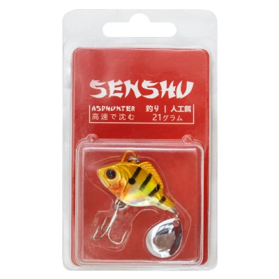 Senshu Rapfenblei V2 mit Spinnerblatt Jig Spinner Barsch - 21g - 1Stück