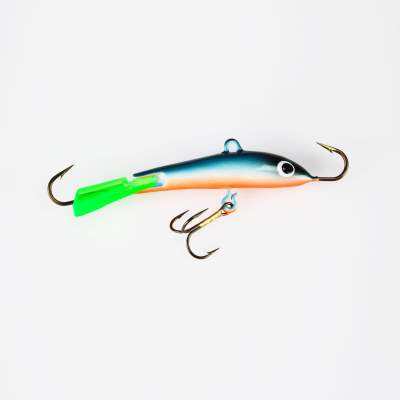 Kinetic Teaser Eis Zocker Vertikal Jig 18g Blue/ Yellow, 64mm - blue/yellow - 18g - 1Stück