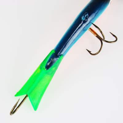 Kinetic Teaser Eis Zocker Vertikal Jig 18g Blue/ Yellow 64mm - blue/yellow - 18g - 1Stück