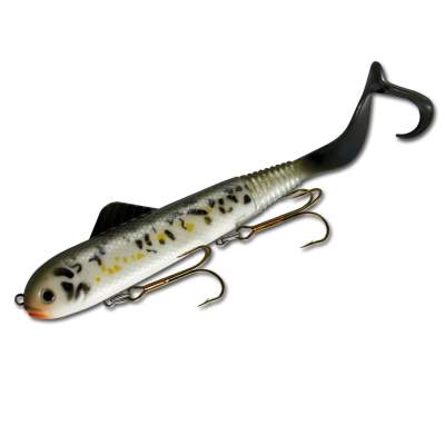 Angel Domäne Tailsniper Soft Tail Swimbait/Jerkbait 240 H, - 24cm - Hecht - 145g - 1Stück