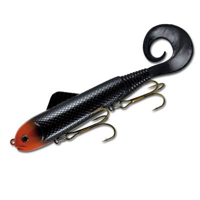 Angel Domäne Tailsniper Soft Tail Swimbait/Jerkbait 240 BD, - 24cm - Black Devil - 145g - 1Stück