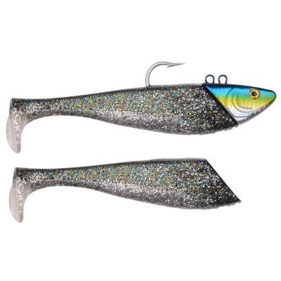 SPRO Mega Jig Shad Meeres Gummifisch 20cm 275g Sardine 20cm - Sardine - 275g - 1+2Stück