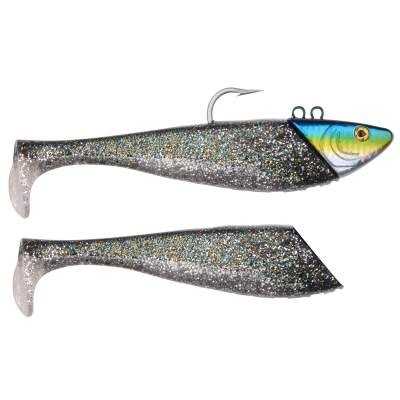 SPRO Mega Jig Shad Meeres Gummifisch 20cm 275g Sardine, - 20cm - Sardine - 275g - 1+2Stück