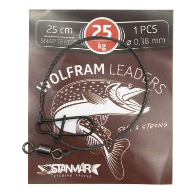 Stanmar Wolfram Leader DL 25kg Länge 25cm		 Tungsten Vorfach - 0,38mm - 1 Stück