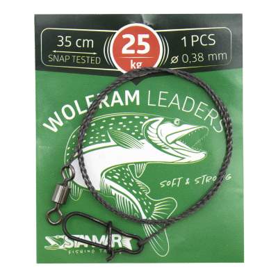 Stanmar Wolfram Leader DL 25kg Länge 35cm		 Tungsten Vorfach - 0,38mm - 1 Stück