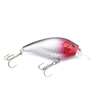 Viper Pro Fat Belly 6,0cm Red Head Silver Crankbait 6cm - Red Head Silver - 11g - 1Stück