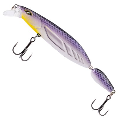 JustPro Nightveit Jointed 120 - Zanderwobbler White Fish - 12cm - 1 Stück