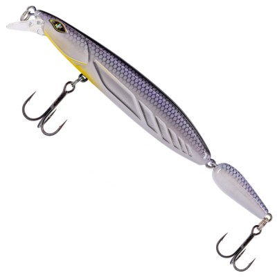JustPro Nightveit Jointed 140 - Zanderwobbler White Fish - 14cm - 1 Stück