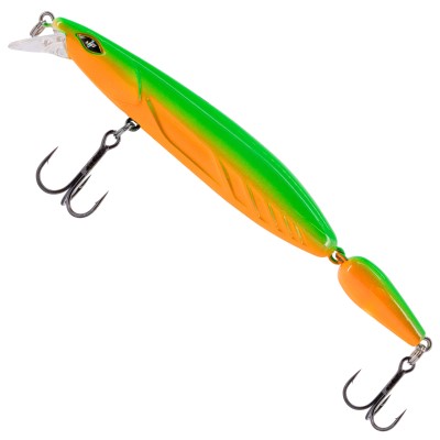 JustPro Nightveit Jointed 140 - Zanderwobbler Green Tomato - 14cm - 1 Stück
