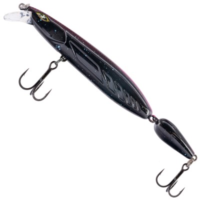 JustPro Nightveit Jointed 140 - Zanderwobbler Black Belly - 14cm - 1 Stück