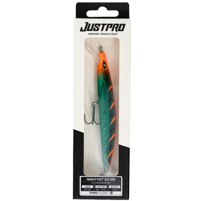 JustPro Nightveit 2.0 120 - Zanderwobbler Kuzuri - 12cm - 14g - 1 Stück