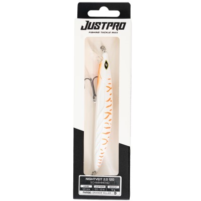 JustPro Nightveit 2.0 120 - Zanderwobbler Orange Killer - 12cm - 14g - 1 Stück