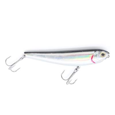 Viper Pro Walker 8,00cm Pure Silver Topwater Bait 8cm - Pure Silver - 8g - 1Stück