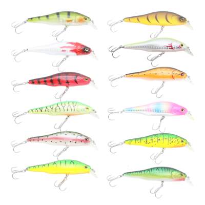 Viper Pro Flat Minnow 8,00cm Bloody Head 8cm - Bloody Head - 11g - 1Stück