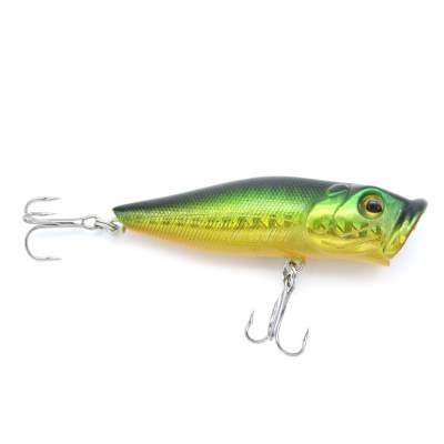 Viper Pro Plopper Popper 6,5cm Golden Green, 6,5cm - Golden Green - 9g - 1Stück