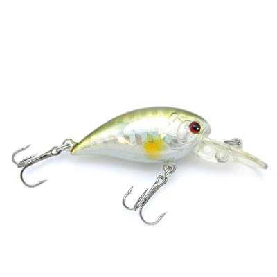 Viper Pro Fat Minnow 4,0cm Silver Green Minnow - Mini Crankbait 4cm - Silver Green Minnow - 5g - 1Stück